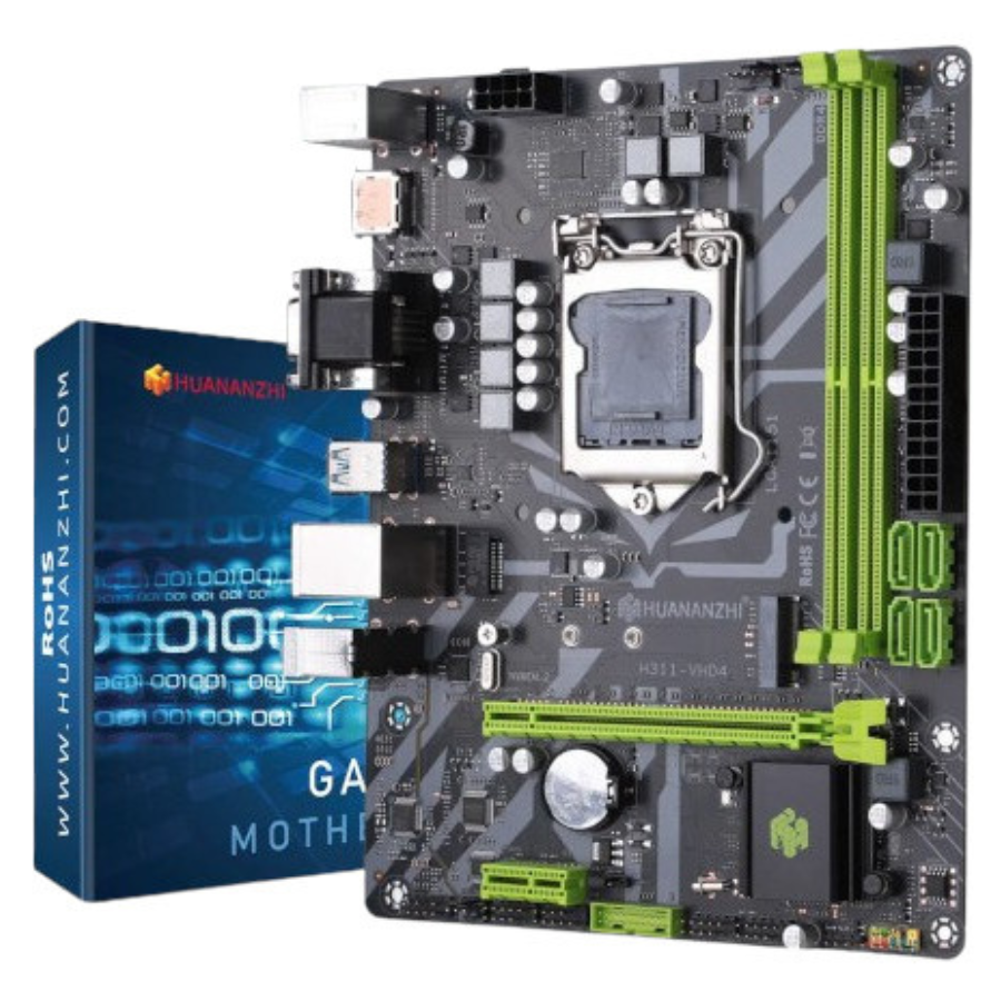 HUANANZHI INTEL CHIPSET H311-VHD4 9TH GEN DDR4 MOHTERBOARD